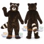 Brown Raccoon Mascot Costume