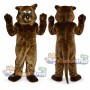 Brown Otter Mascot Costume