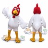 White Rooster Mascot Costume