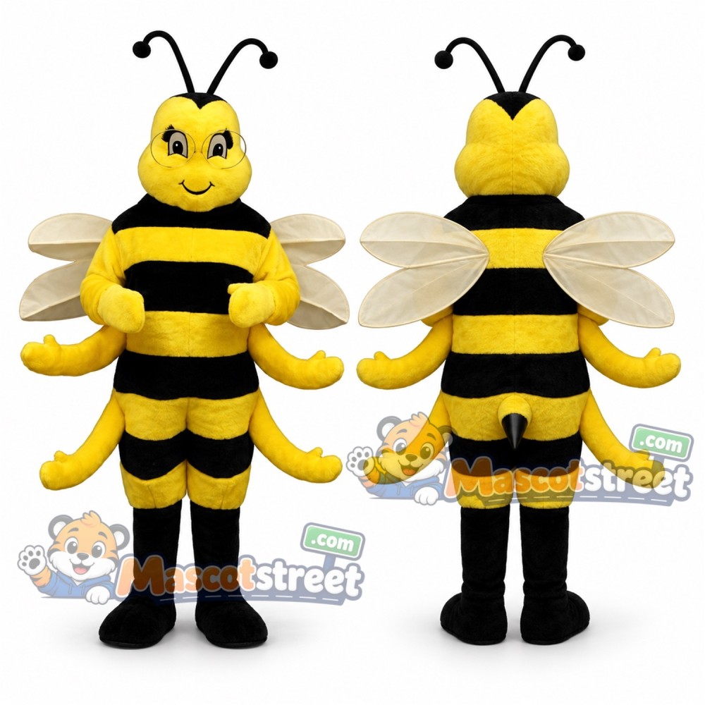 Yellow Bee Mascot Costume Yellow Bee Mascot Costume