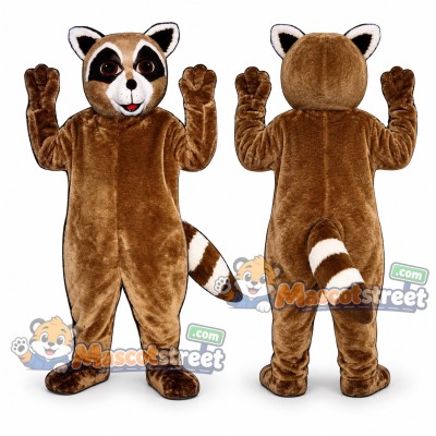 Brown Raccoon Mascot Costume Brown Raccoon Mascot Costume