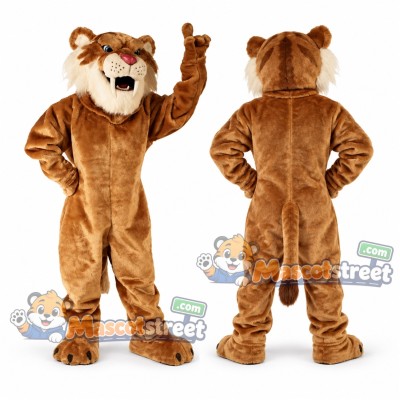 Saber-Toothed Tiger Mascot Costume