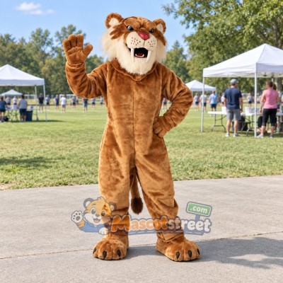 Saber-Toothed Tiger Mascot Costume
