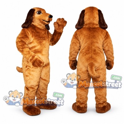 Brown Spaniel Dog Mascot Costume