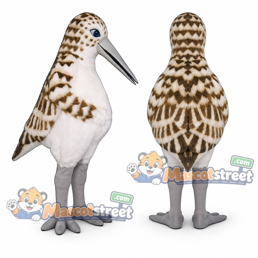 Brown Sandpiper Mascot Costume