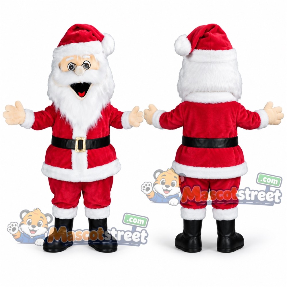 Santa Claus Mascot Costume with Red Suit Santa Claus Mascot Costume with Red Suit