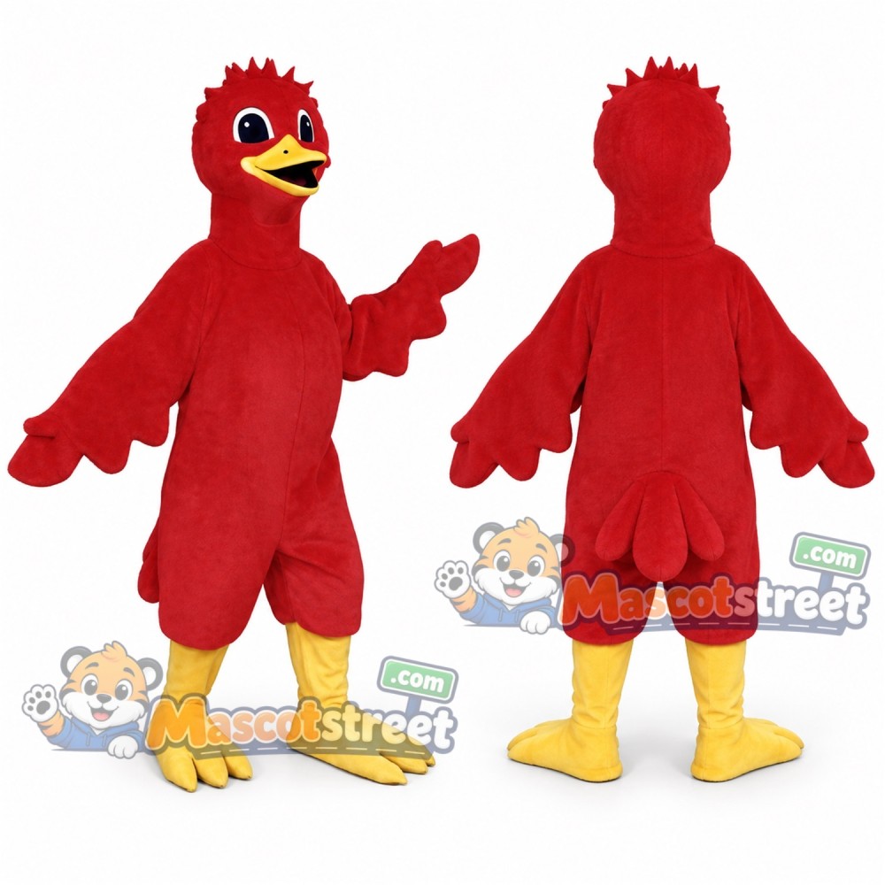 Red Bird Mascot Costume
