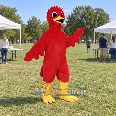 Red Bird Mascot Costume