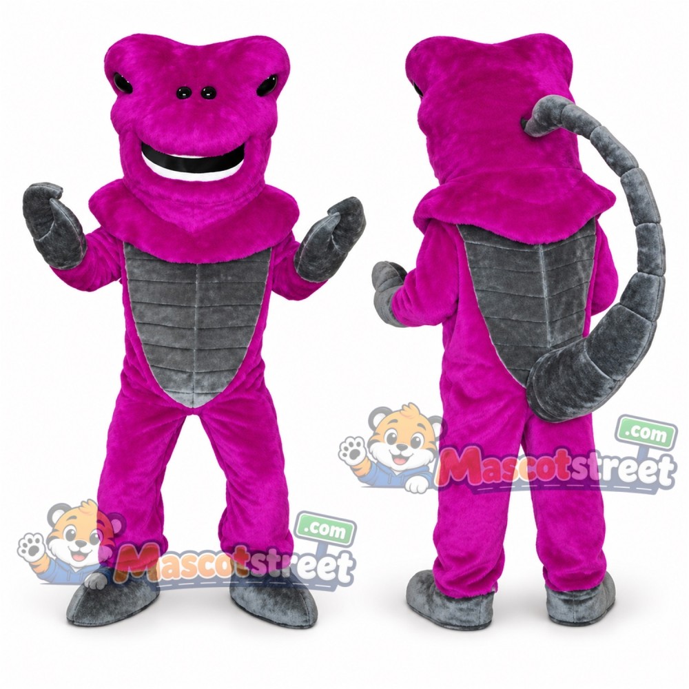 Purple Scorpion Mascot Costume with Gray Claws Purple Scorpion Mascot Costume with Gray Claws