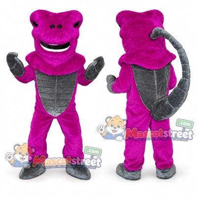 Purple Scorpion Mascot Costume with Gray Claws Purple Scorpion Mascot Costume with Gray Claws