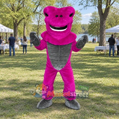 Purple Scorpion Mascot Costume with Gray Claws Purple Scorpion Mascot Costume with Gray Claws