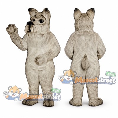 Gray Scottish Terrier Dog Mascot Costume