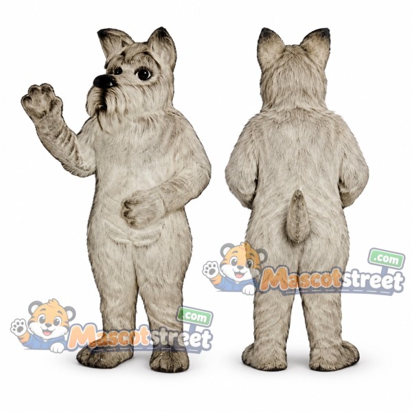 Gray Scottish Terrier Dog Mascot Costume