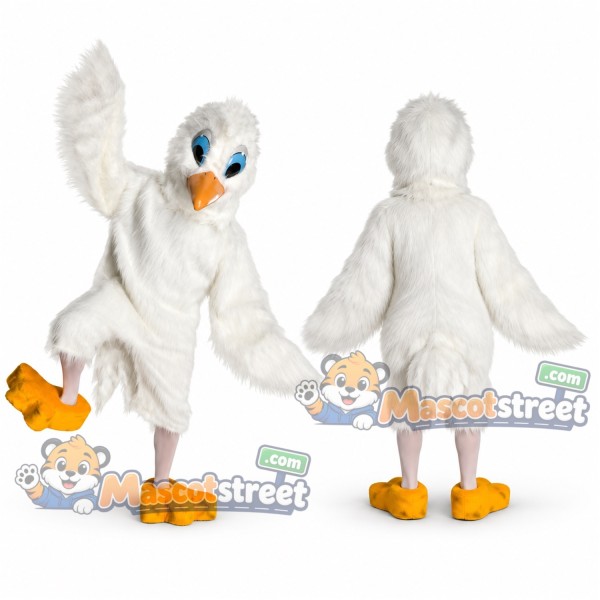 White Seagull Mascot Costume