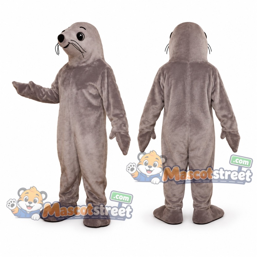Gray Seal Mascot Costume Gray Seal Mascot Costume