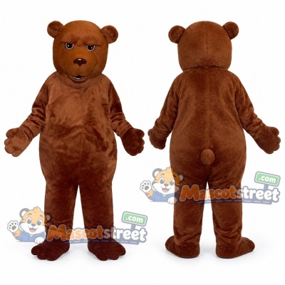 Brown Bear Mascot Costume