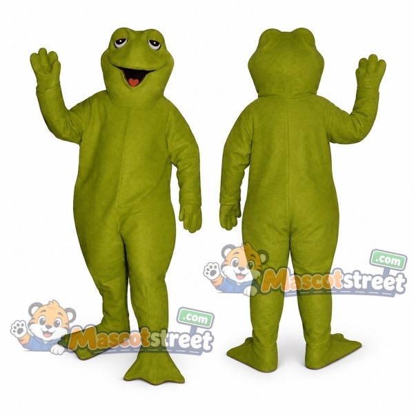 Green Frog Mascot Costume