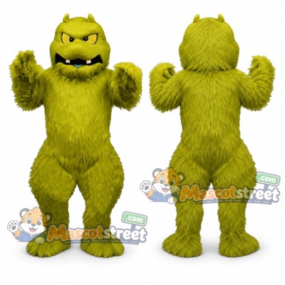 Green Monster Mascot Costume Green Monster Mascot Costume