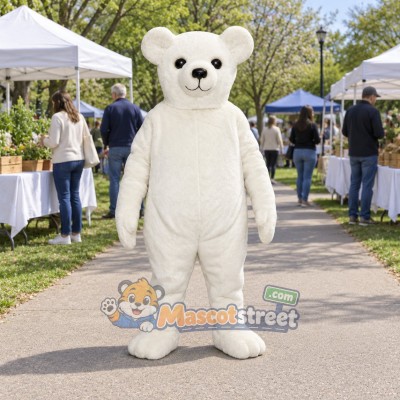 Polar Bear Mascot Costume Polar Bear Mascot Costume