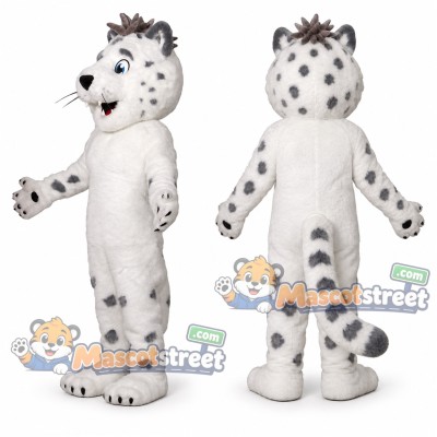 Snow Leopard Mascot Costume