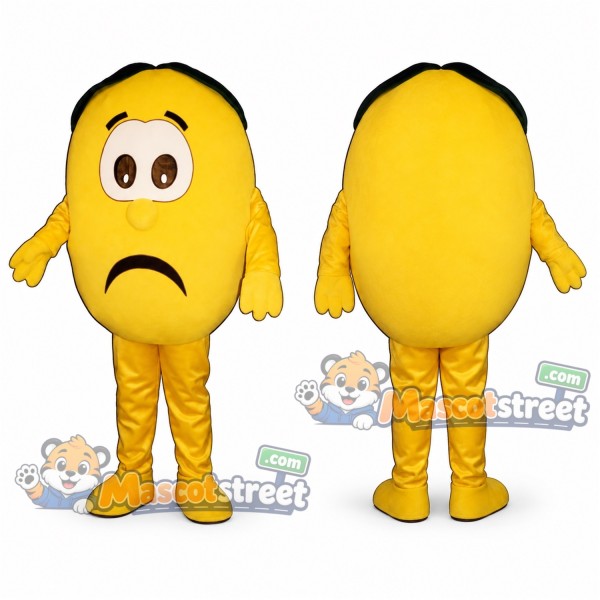 Yellow Lemon Mascot Costume