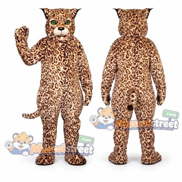 Spotted Lynx Mascot Costume
