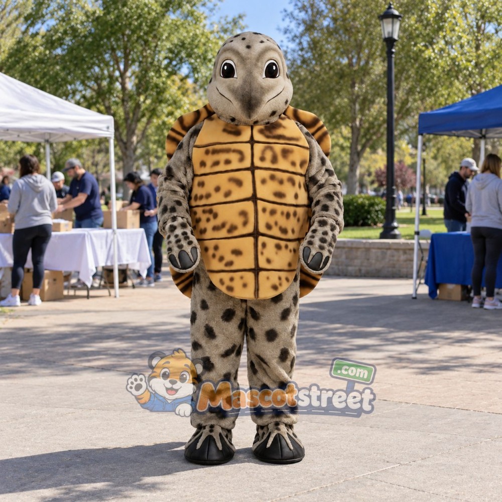 Spotted Terrapin Turtle Mascot Costume
