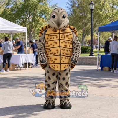 Spotted Terrapin Turtle Mascot Costume