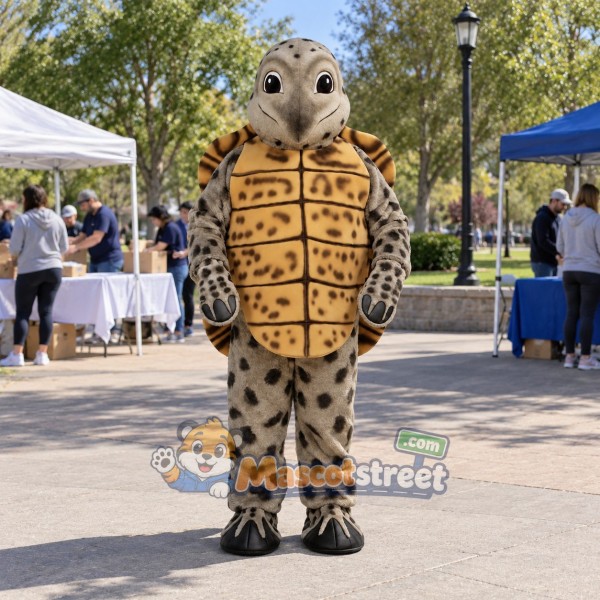 Spotted Terrapin Turtle Mascot Costume