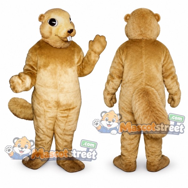 Tan Squirrel Mascot Costume