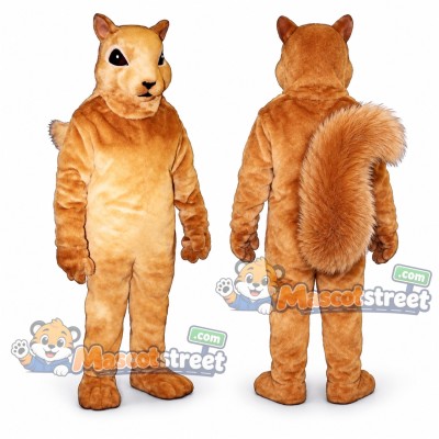 Orange Squirrel Mascot Costume