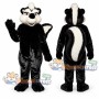 Black and White Skunk Mascot Costume