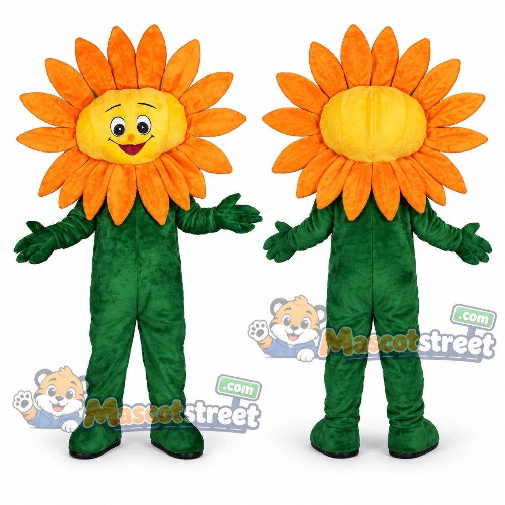 Sunflower Mascot Costume