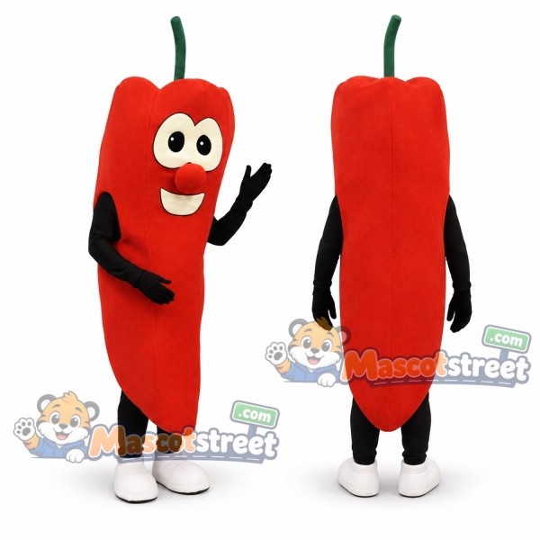 Red Chili Pepper Mascot Costume