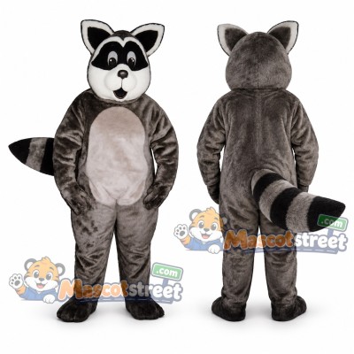Gray Raccoon Mascot Costume Gray Raccoon Mascot Costume