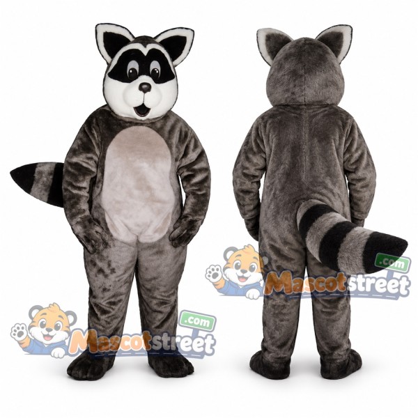 Gray Raccoon Mascot Costume