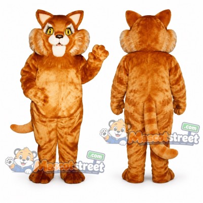 Orange Tabby Cat Mascot Costume