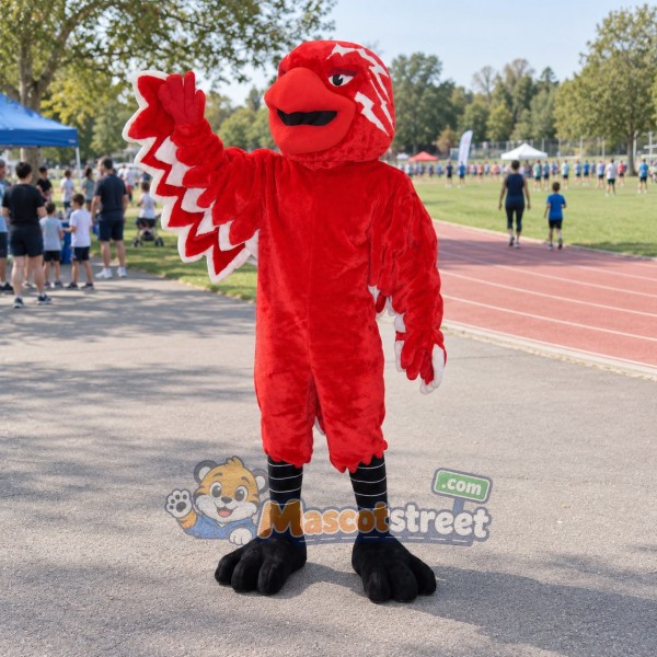 Red Bird Mascot Costume