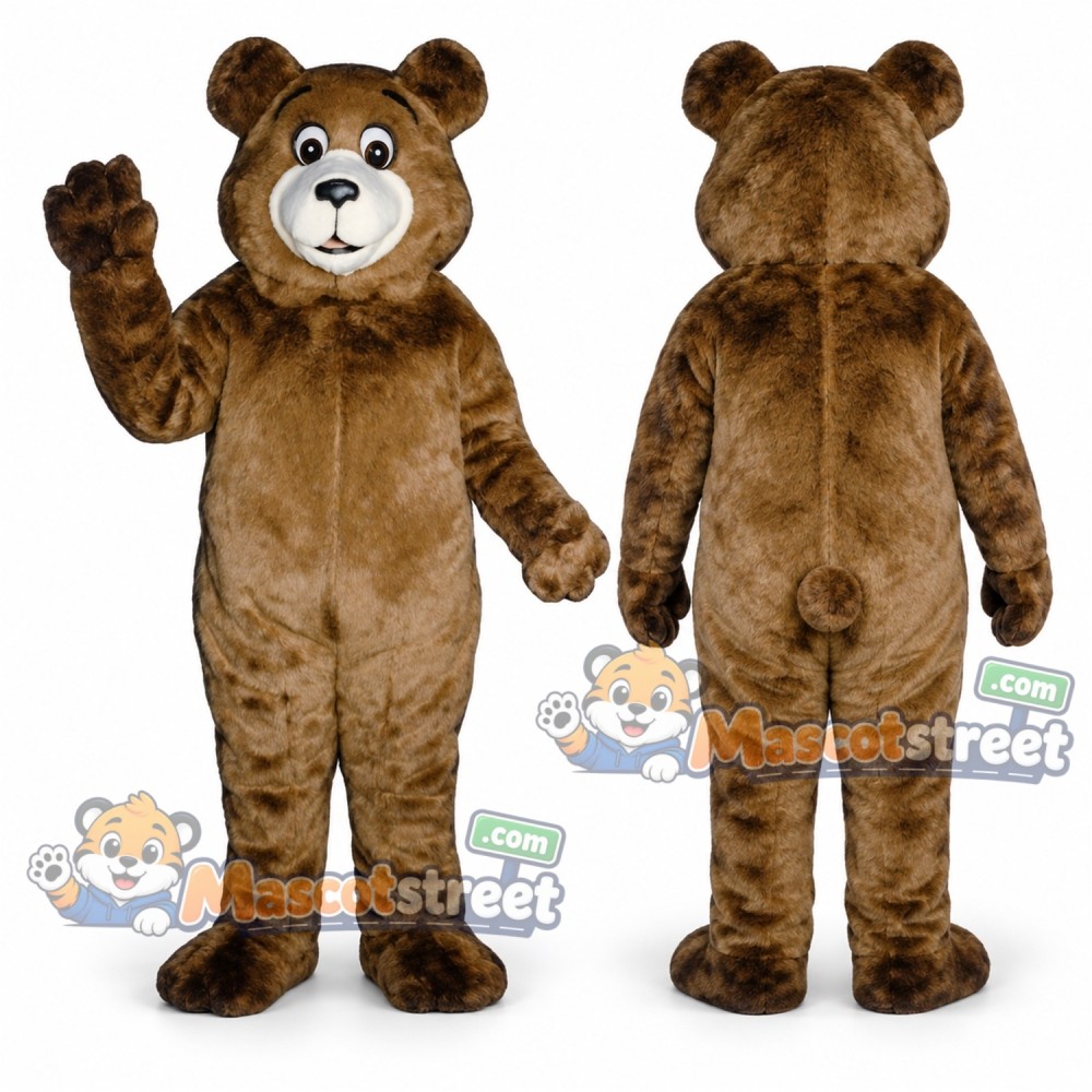 Brown Teddy Bear Mascot Costume Brown Teddy Bear Mascot Costume