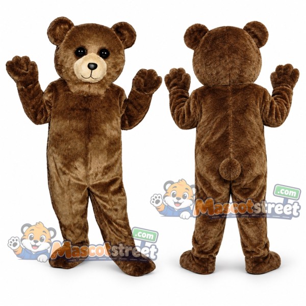 Brown Teddy Bear Mascot Costume