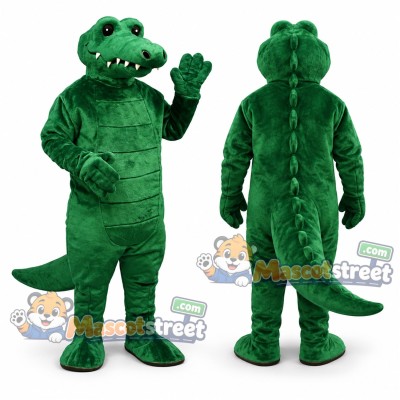 Green Alligator Mascot Costume