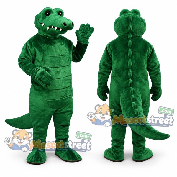 Green Alligator Mascot Costume