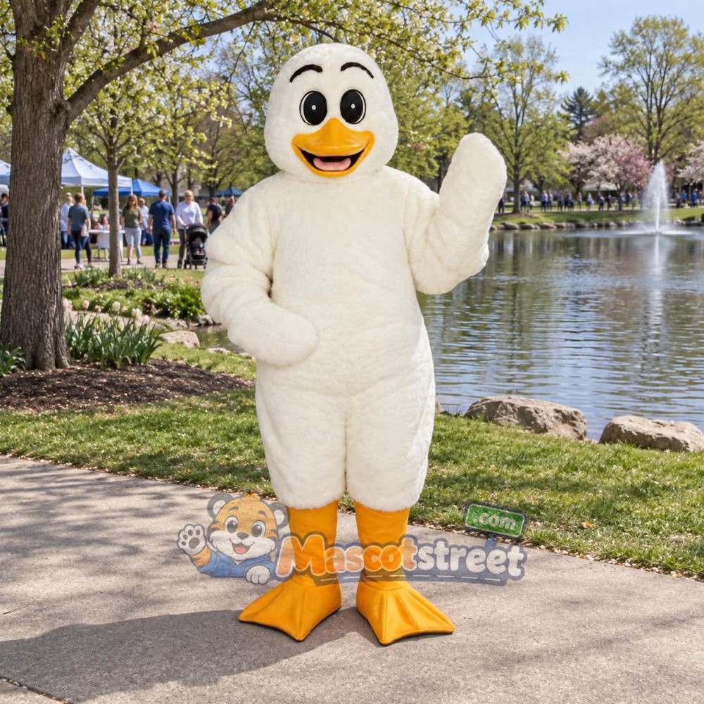 White Duck Mascot Costume