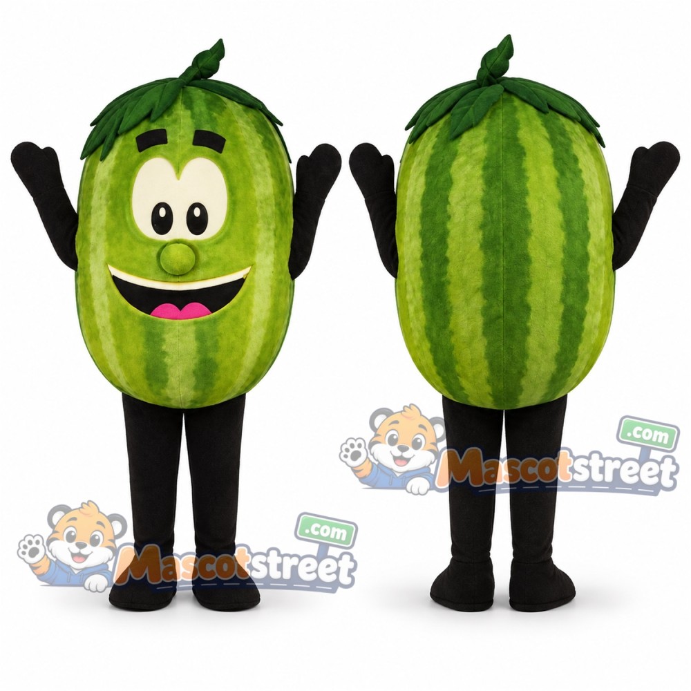 Green Watermelon Mascot Costume