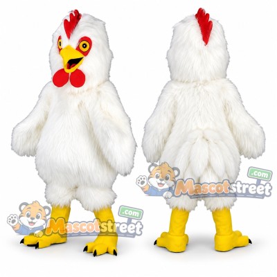 White Hen Mascot Costume White Hen Mascot Costume