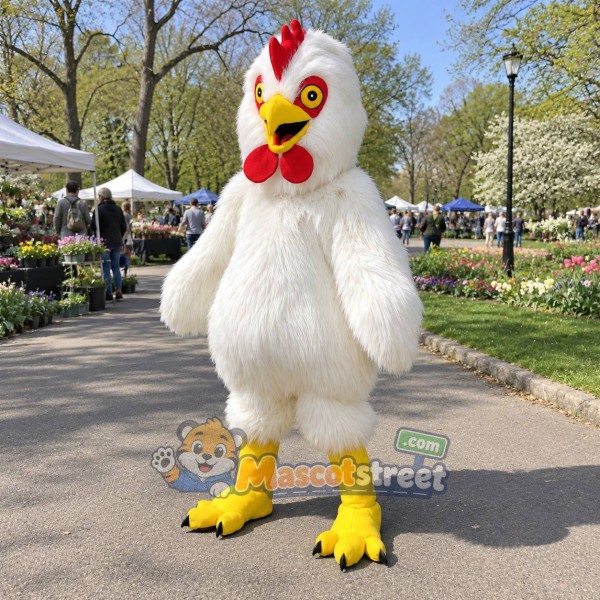 White Hen Mascot Costume