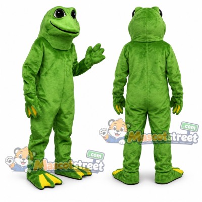 Green Frog Mascot Costume Green Frog Mascot Costume