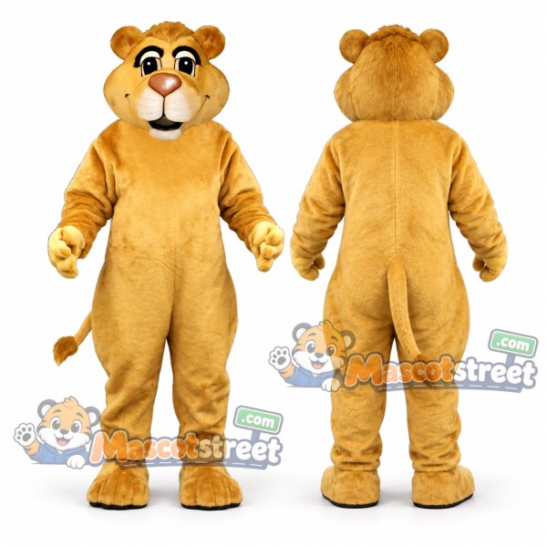 Tan Lion Cub Mascot Costume
