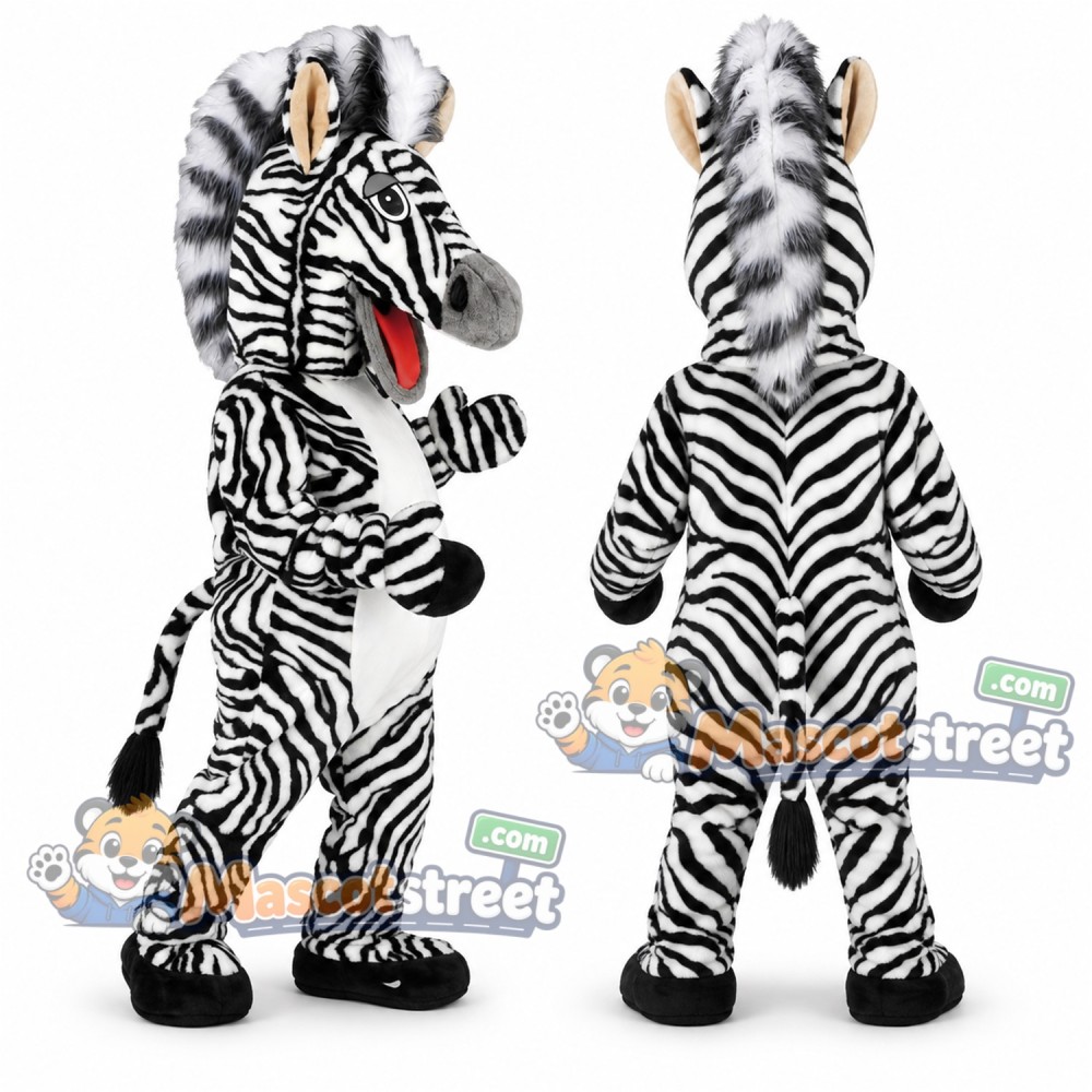 Zebra Mascot Costume