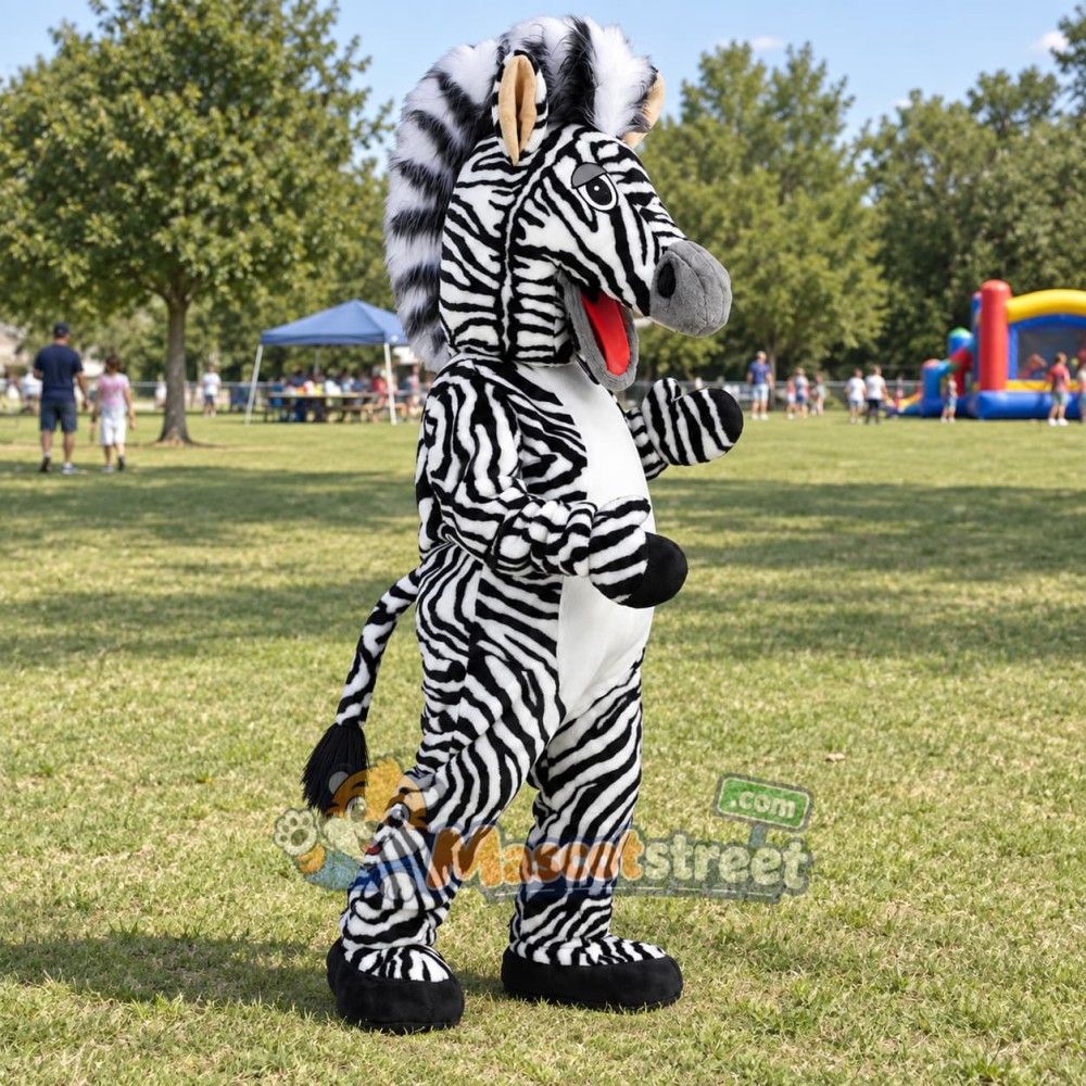 Zebra Mascot Costume